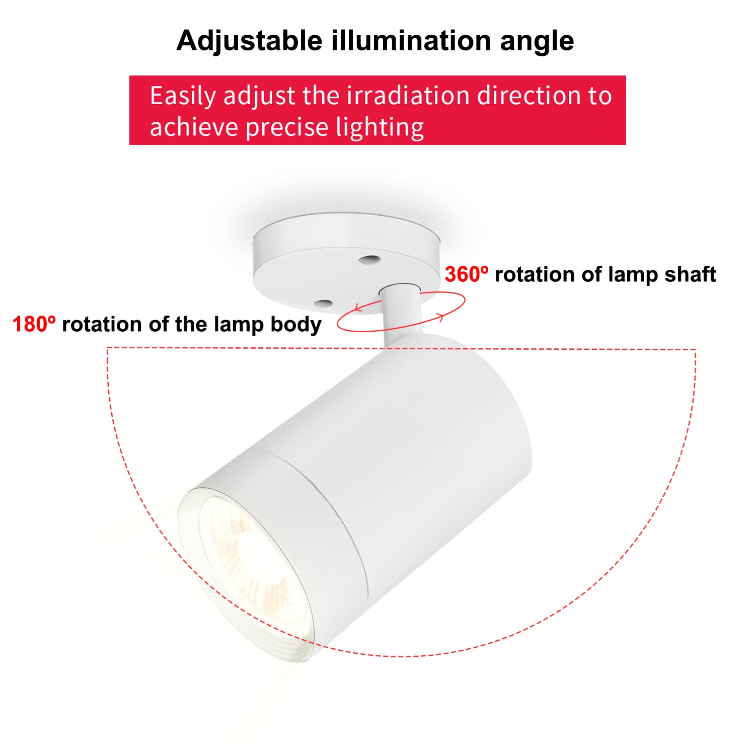 focos led rotables